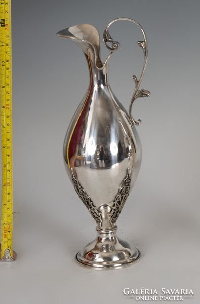 Silver water jug with openwork decoration (large)