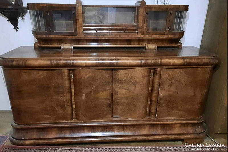 Large sideboard with art deco superstructure