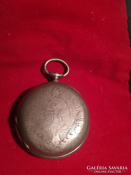 Silver double cover pocket watches