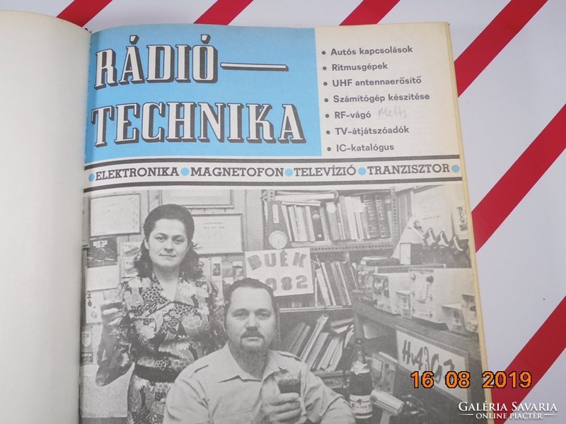 Rádiótechnika 1982 - Elektronika, magnetofon, televízió, tranzisztor