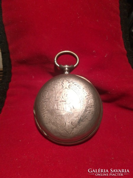 Silver double cover pocket watches
