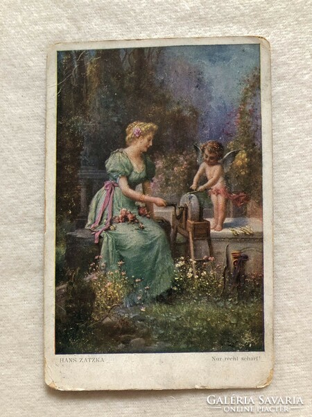 Antik képeslap - Hans Zatzka  - 1920