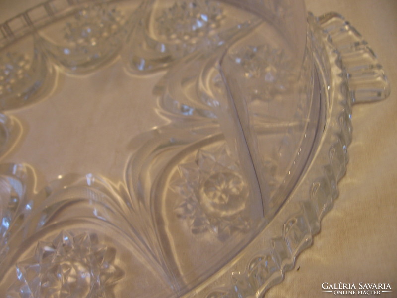 Crystal cake case, plate