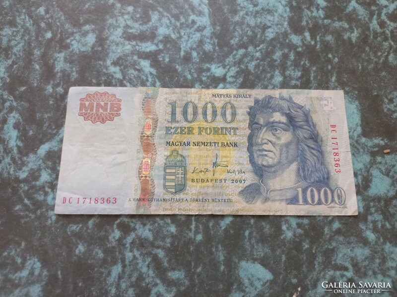 2007-es 1000 Forint .DC