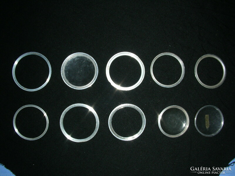 Pocket glass ring 10 pcs