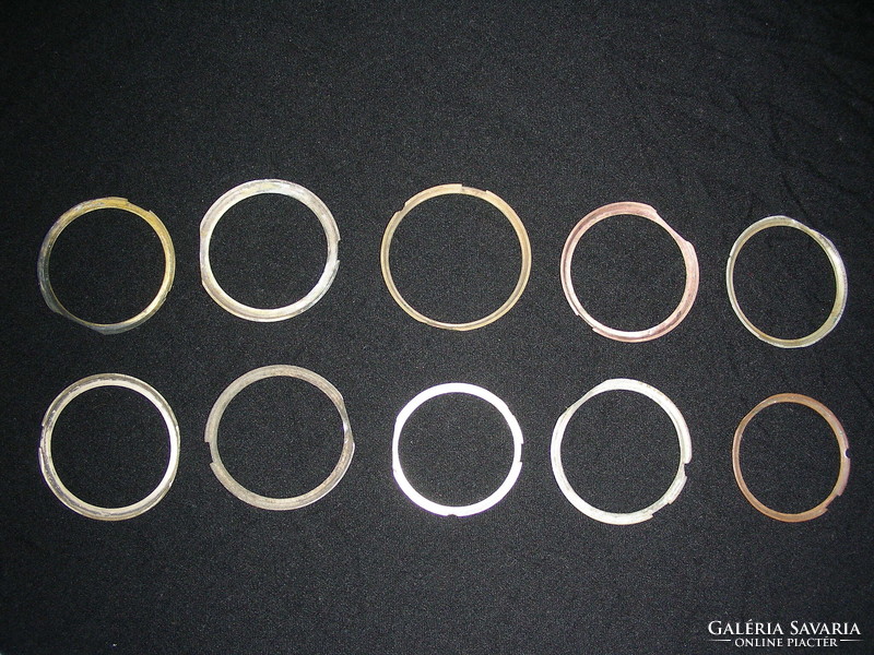 Pocket glass ring 10 pcs