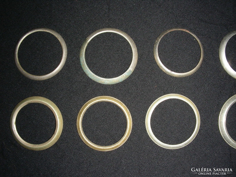 Zsebóraüveg gyűrű 10 db