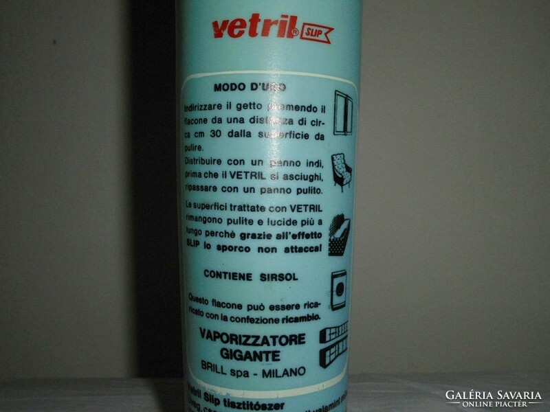 Retro Vetril Slip Tisztítószer műanyag flakon - Vegyianyag Kereskedelmi Vállalat - 1980-as évekből
