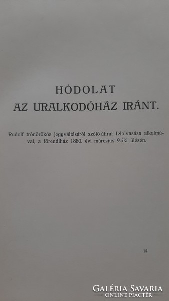 Cardinal József Dr. Samassa, Archbishop of Eger's speeches i and ii. Volume from 1912, Eger book printing house