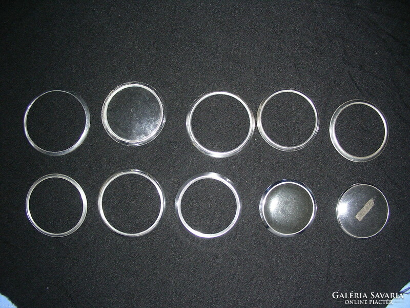 Pocket glass ring 10 pcs