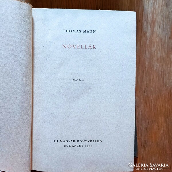 Thomas Mann: Novellák