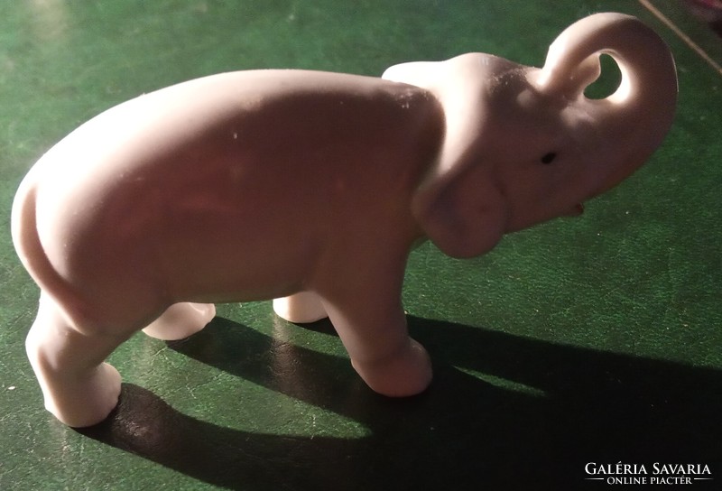 Porcelain small elephant figural souvenir nipp, souvenir
