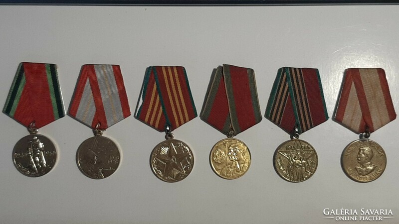 Soviet and Russian awards, 6 in one