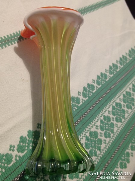 Muránói Calla Lilly glass  váza