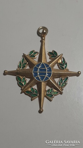 For peace medallion of the peace movement's award badge