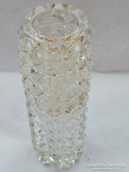 Antique glass vase, crystal vase, flower holder glass ornament, gift glass vase, women's day gifts