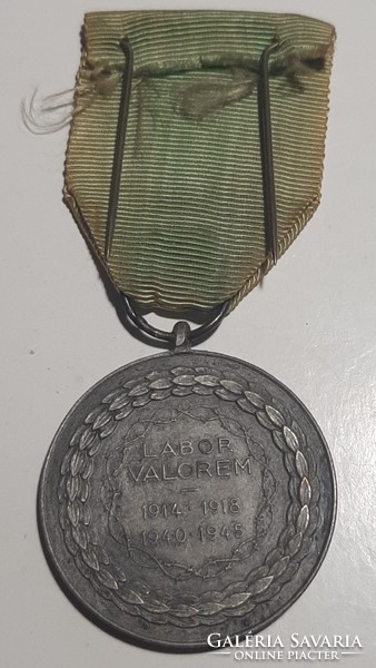 Belga veterán érme, kitüntetés eredeti szalaggal
