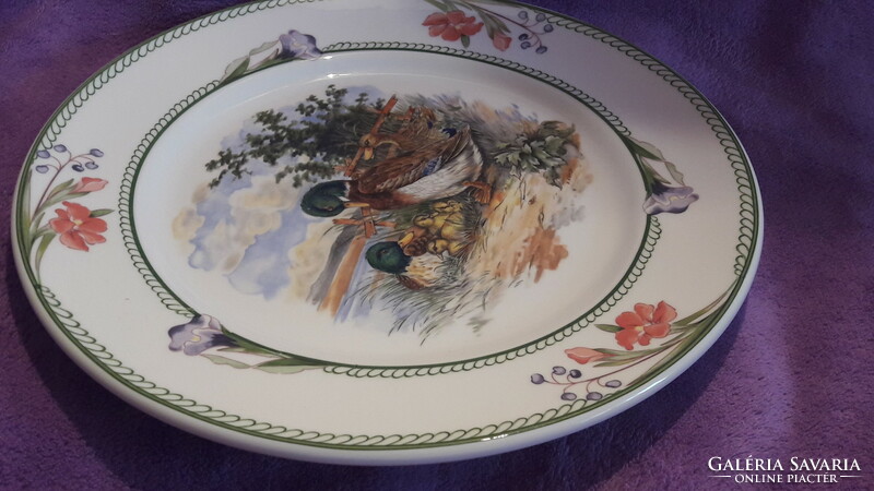 Tókés duck porcelain plate, large bowl (l2979)