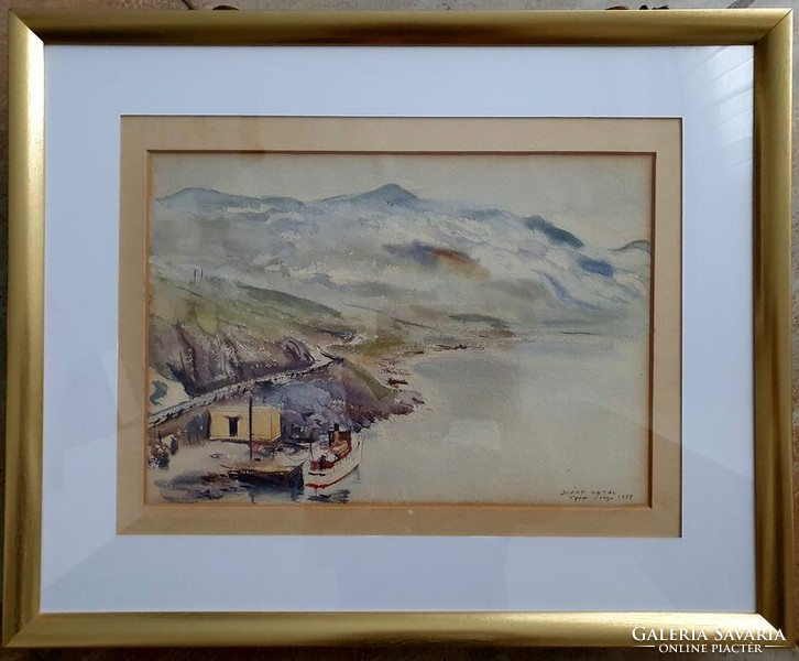 Antal Diósy (1895-1977) : lake tyin Norway - tyin norge, 1939