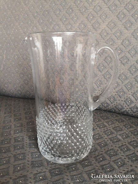 Vintage cam glass jug, early 20th century.
