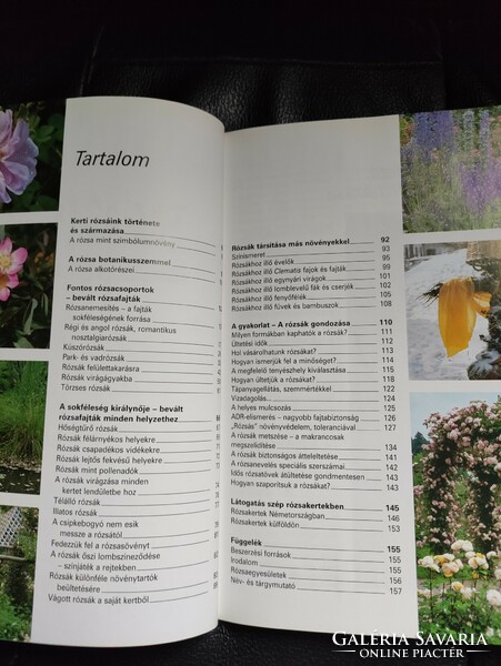 Rózsák -Gyakorlati tanácsadó -Kerti dísznövények a 2 együtt.