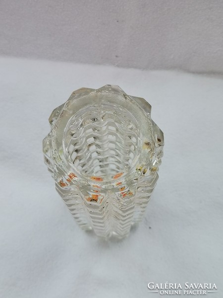 Antique glass vase, crystal vase, flower holder glass ornament, gift glass vase, women's day gifts