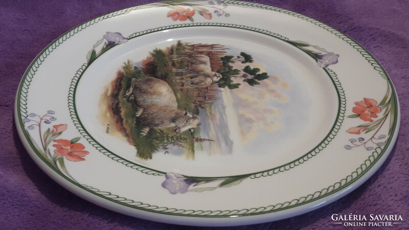 Lamb porcelain plate, large bowl (l2978)