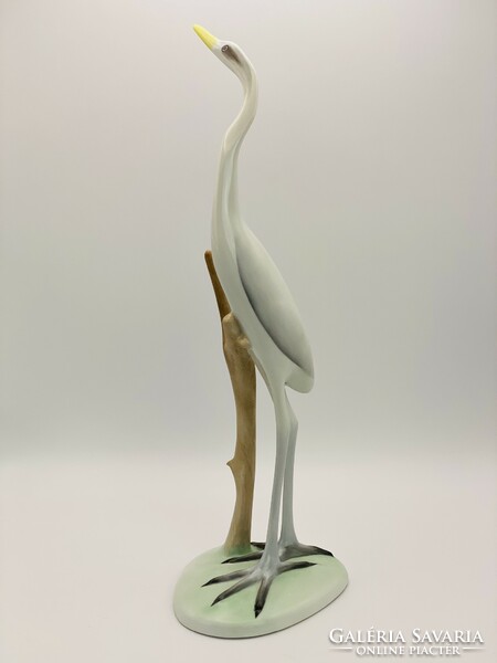 Aquincum porcelain heron bird figure