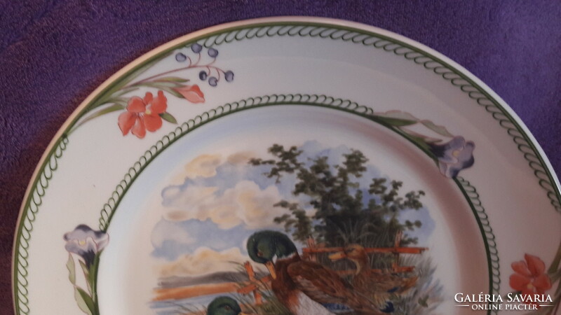 Tókés duck porcelain plate, large bowl (l2979)