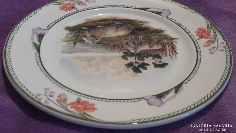 Lamb porcelain plate, large bowl (l2978)