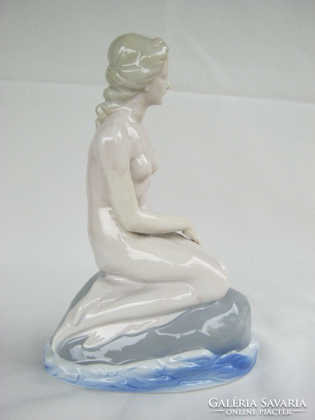 Retro ... női akt Lippelsdorfi porcelán figura