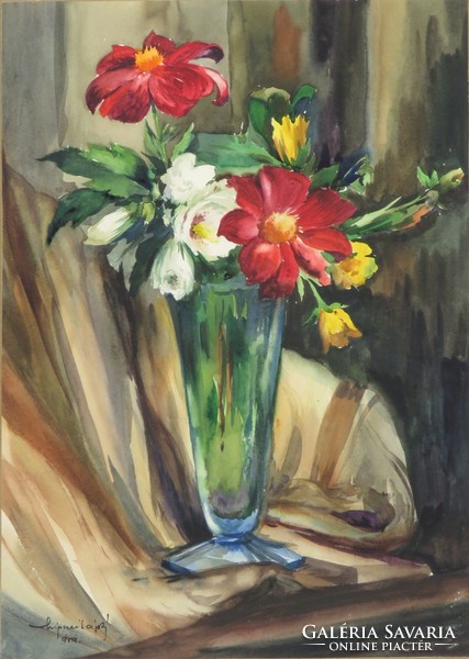 Hungarian painter 1959: flowers