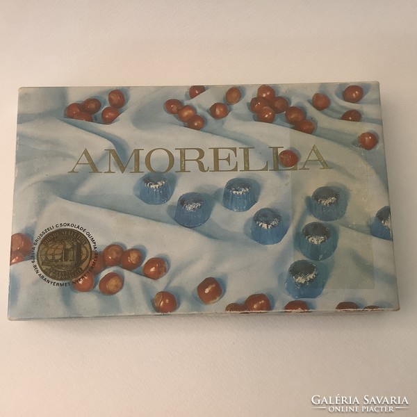 Old paper candy box - amorella dessert