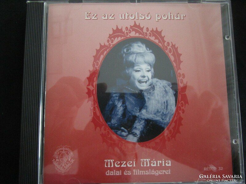 Unforgettable Mária Mezei sings original 20 CD recordings, this is the last glass