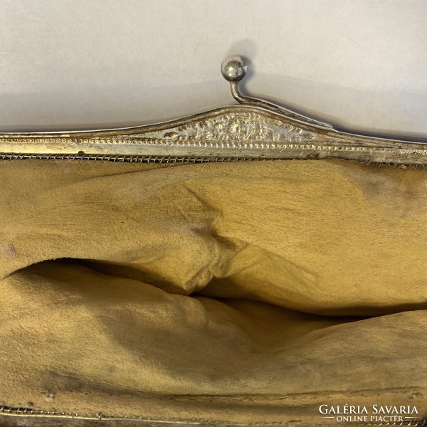 Gyönyörű antik ezüst színházi táska