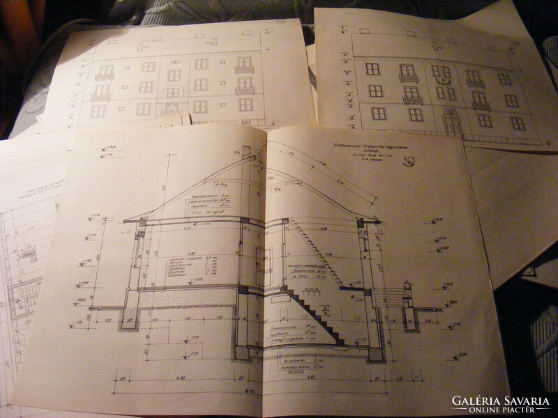 Architectural technical drawing - for construction technical schools + with annex