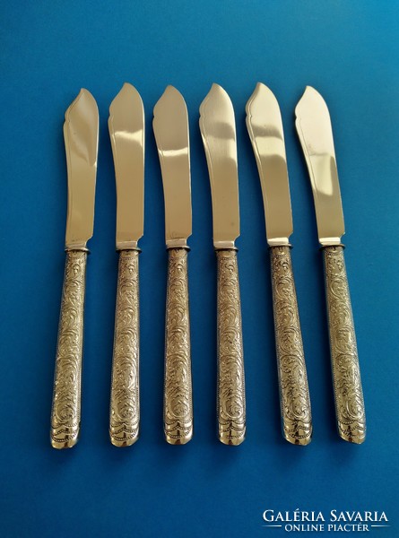 Silver cutlery set for 6 people, 41 pieces