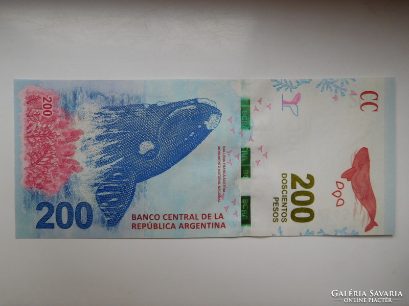 Argentína 200 pesos 2016 UNC