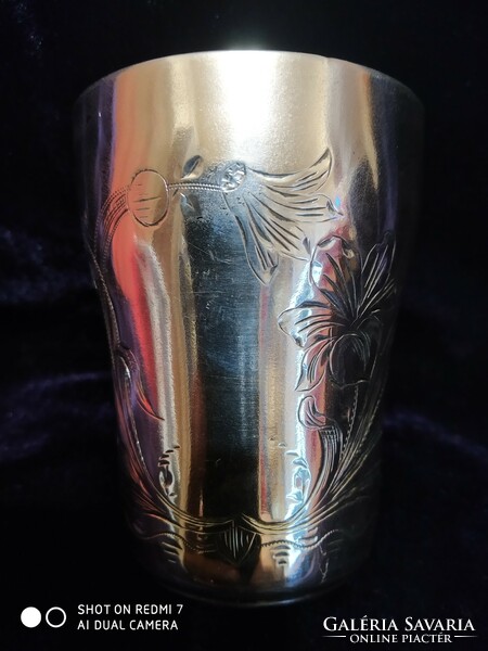 Ezüst (800 Diana) keresztelő pohár (52,5gr.)