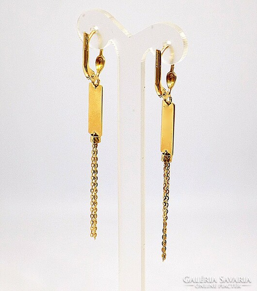 Dangling gold earrings (zal-au109349)