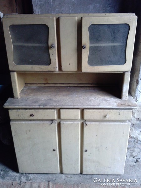 Small art deco kitchen cabinet with sideboard