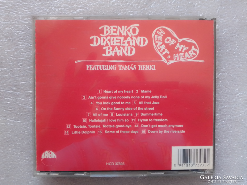 Benkó Dixieland Band + Banjo Super Stars CD, Heart of my Heart KÜLÖNLEGESSÉG GYŰJTŐKNEK 200 pld. BMW