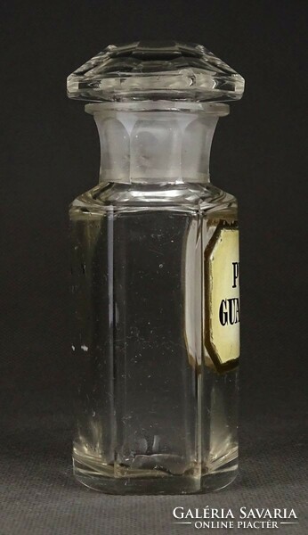 1K499 old pharmacy apothecary bottle pulv guarana