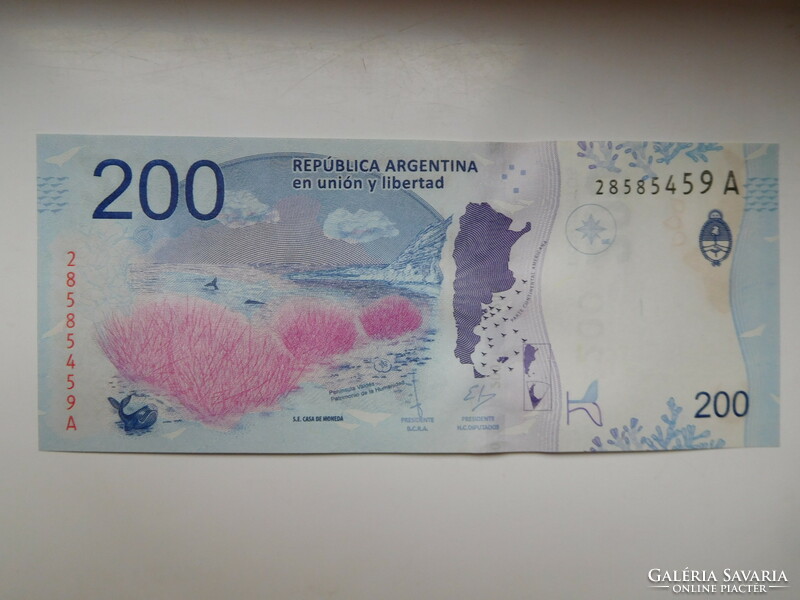 Argentína 200 pesos 2016 UNC