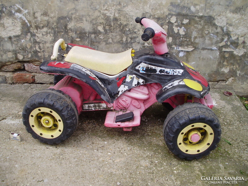 Retro peg perego electric children's motorcycle, vehicle - found condition