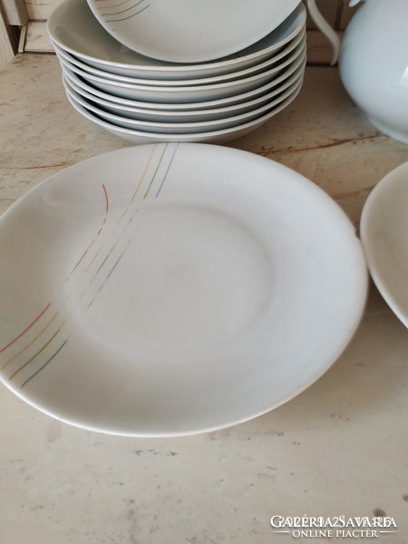 Alföldi porcelain tableware for sale! Elegant thread pattern.