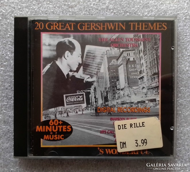 20 Great Gerschwin Themes CD, The Allen Toussaint Orchestra, komolyzene