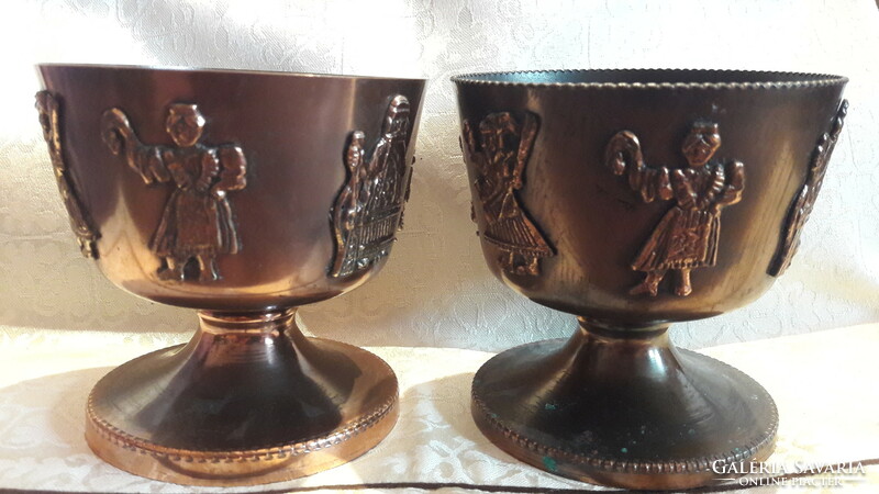 Copper craftsman goblet, bronze cup (m2958)