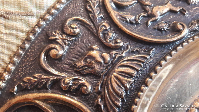 Hunter's copper bowl, bronze craftsman decorative plate (m3006)