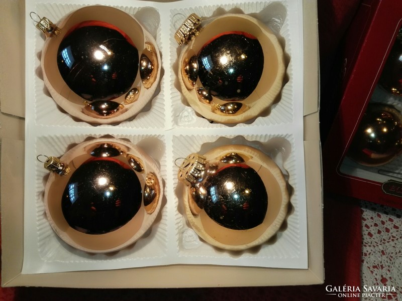 Christmas decorations, balls... 10 Cm gold color.